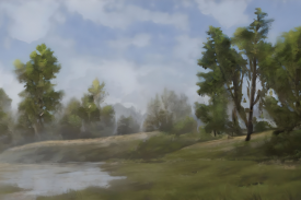 الرسم بالألوان الزيتية
